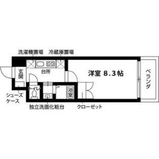 2ndK【1階】の間取り