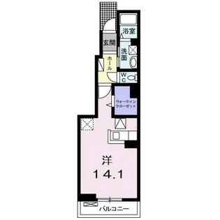 リバーサイド【1階】の間取り