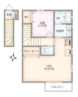 エスポワール【2階】の間取り