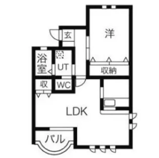 ウッドマンション和光【2階】の間取り