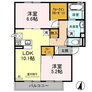 ジョリー・マノワール【1階】の間取り
