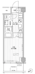 ヒューリック浅草橋江戸通【11階】の間取り