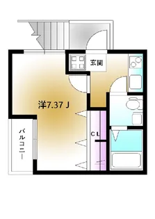 ブランシール大崎【3階】の間取り
