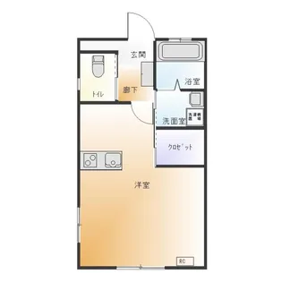 エスポワール君ケ塚【1階】の間取り