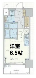 エスライズ難波EAST【3階】の間取り