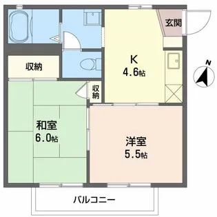セフォラハイツ【2階】の間取り