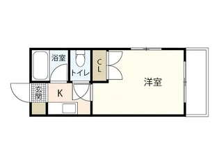 エステート古江新町【5階】の間取り