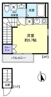 ベレガンス八千代台【2階】の間取り