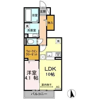 ガーデンリーフ平和台 B棟【1階】の間取り