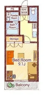 プリオール森【2階】の間取り