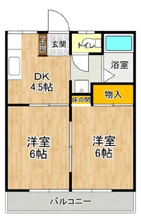 コーポ藤【2階】の間取り