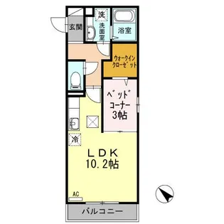 メゾン・エスポワール II【3階】の間取り