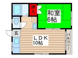リバ-サイドいすみ【2階】の間取り