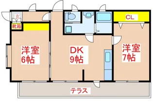 アーベイン・タカオ【1階】の間取り