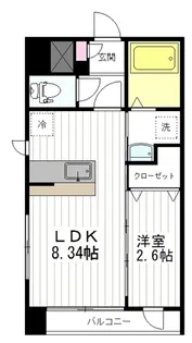 ピアチェーレ榴岡【3階】の間取り