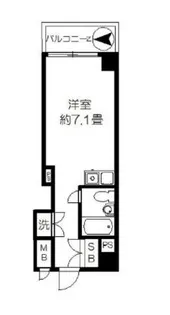 レジデンス上野【9階】の間取り