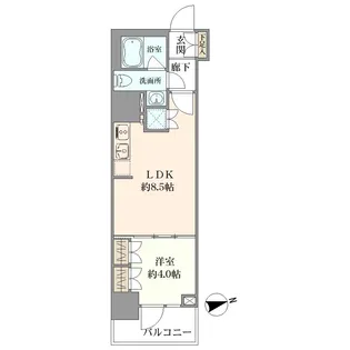 g・bright【7階】の間取り