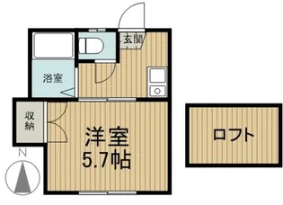 ベルエアー【2階】の間取り
