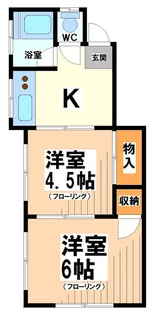 第一宮下荘【2階】の間取り