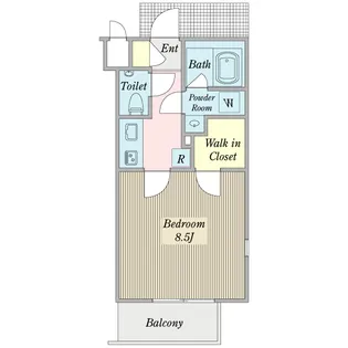 Gemini【4階】の間取り