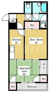 サンシャルム堀【3階】の間取り