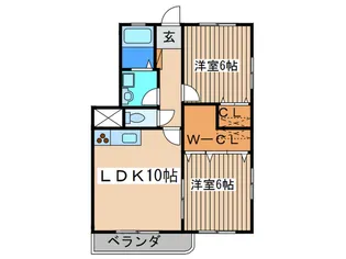 エルザセセラギ【2階】の間取り