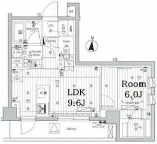 メイクス池上ルーチェ【4階】の間取り