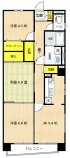 クレスト滝野川II【7階】の間取り