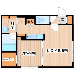 FIORITURA NISHIMACHI(フィオリトゥラニシマチ)【3階】の間取り
