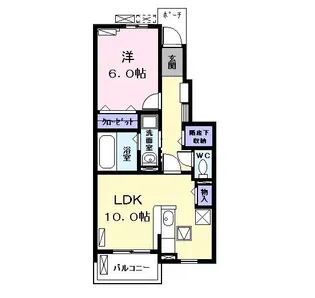 スプリングフィールドV【1階】の間取り