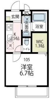 セレーヌ仲町台B【1階】の間取り