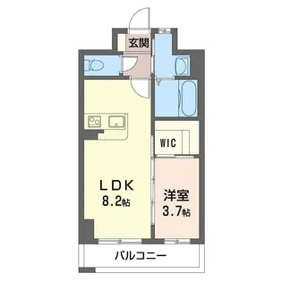 メゾン呉駅前【10階】の間取り