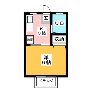 サニーハウスナムラ【2階】の間取り