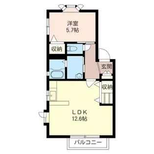ローリエ美鈴【2階】の間取り