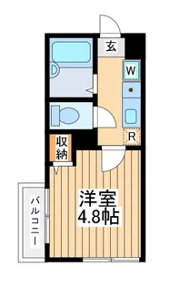 メルディア京王稲田堤【3階】の間取り