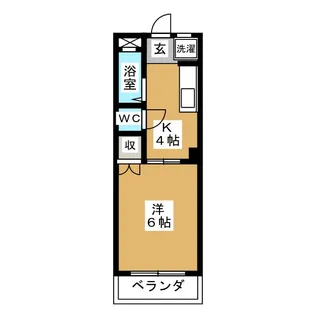 ヒルサイド塩釜【1階】の間取り
