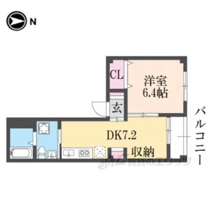 メゾンアーサー【2階】の間取り