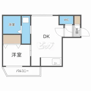 VERIEST琴似【4階】の間取り