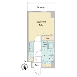ドゥーエ蕨【10階】の間取り