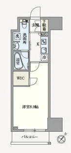 アジールコート汐浜キャナル【5階】の間取り
