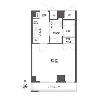 クローバーステイ秋葉原【12階】の間取り
