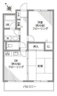 ファインコート西つつじヶ丘【2階】の間取り