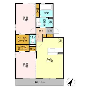 セレーノ【2階】の間取り