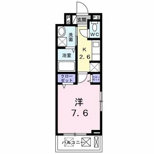 ルーベル昭和町【2階】の間取り
