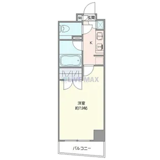 AXAS XEBEC板橋EAST【3階】の間取り