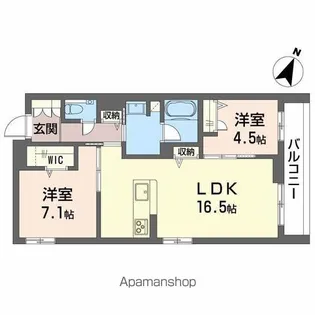 シクラシオン【3階】の間取り