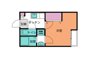 クレフラスト泉中央【2階】の間取り
