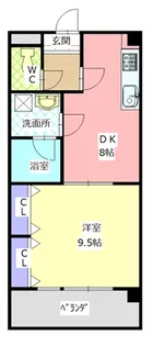アステイオス【5階】の間取り