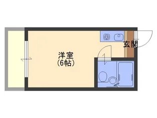 パシフィック今里II【6階】の間取り