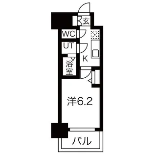 メイクスWアート今池III【10階】の間取り